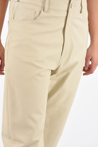 5 Pocket Leather Pants with Belt Loops