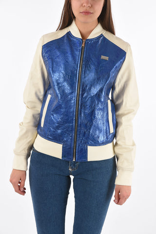 COUTURE Leather STATEMENT-O bomber