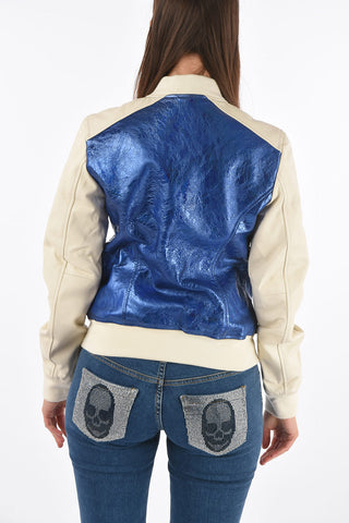 COUTURE Leather STATEMENT-O bomber