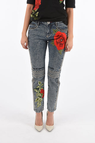 studded MELROSE ALBERTA CREY jeans