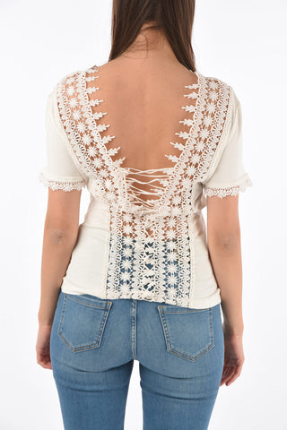 sangallo t-shirt with strappy backline