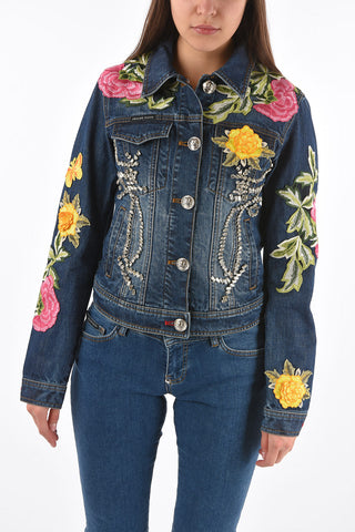 COUTURE embroidered DOMITILLE denim jacket