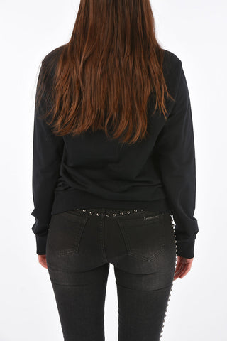 COUTURE crystal WINGS OF MY LOVE crew-neck swetashirt
