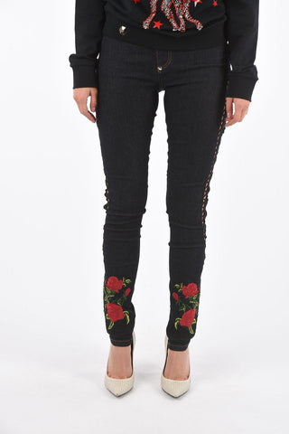high waist ELICIA PRIT jegging with side cut out detail