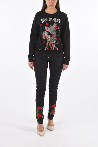 high waist ELICIA PRIT jegging with side cut out detail