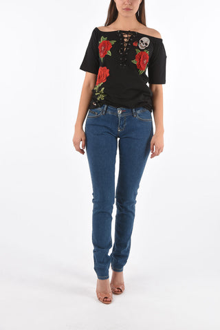 stretch denim JALEEN DUNCAN slim fit jeans