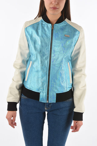 COUTURE Leather STATEMENT-O bomber