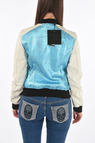 COUTURE Leather STATEMENT-O bomber