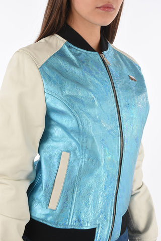 COUTURE Leather STATEMENT-O bomber