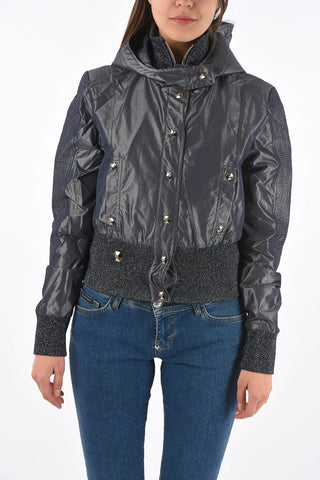 COUTURE lurex ALVIX jacket with hood