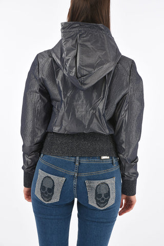 COUTURE lurex ALVIX jacket with hood