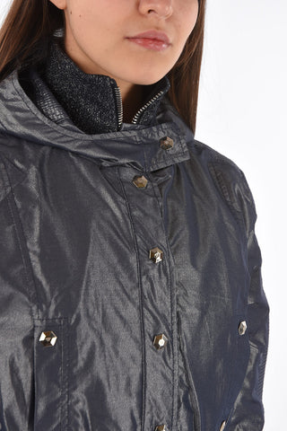 COUTURE lurex ALVIX jacket with hood