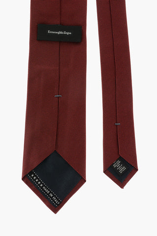 ZZEGNA LUXURY polka dots Silk tie
