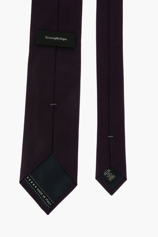 ZZEGNA LUXURY polka dots Silk tie