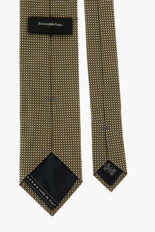 EZ LUXURY cravatta in seta a quadretti