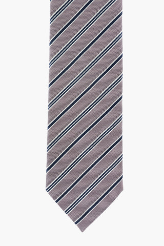 ZZEGNA LUXURY striped silk tie