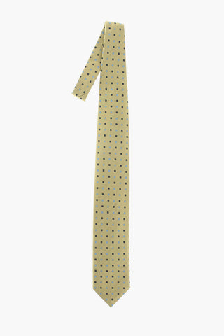ZZEGNA LUXURY floral patterned Silk tie