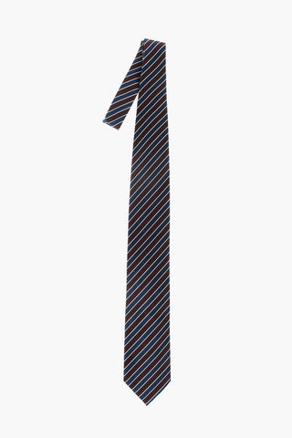 ZZEGNA LUXURY striped silk tie