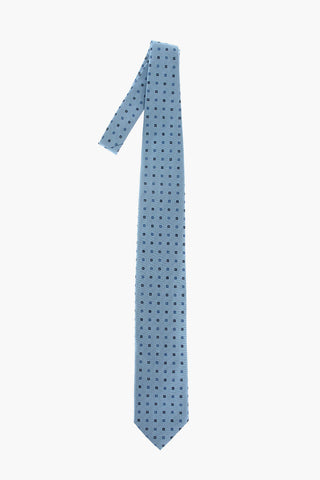EZ LUXURY printed silk tie