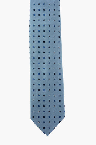 EZ LUXURY printed silk tie