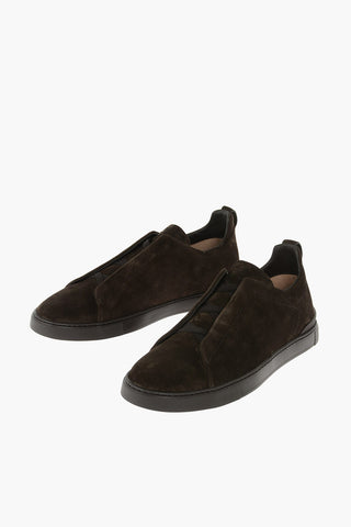 COUTURE XXX suede leather TRIPLE STITCH sneakers
