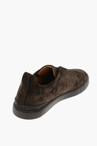COUTURE XXX suede leather TRIPLE STITCH sneakers