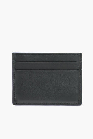 EZ LUXURY portacarte in pelle con motivo intrecciato