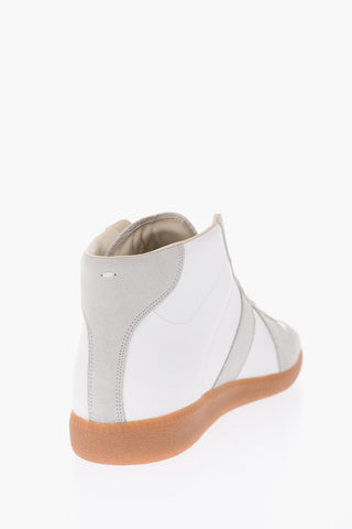 MM22 leather high sneakers