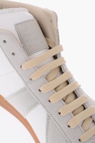 MM22 leather high sneakers