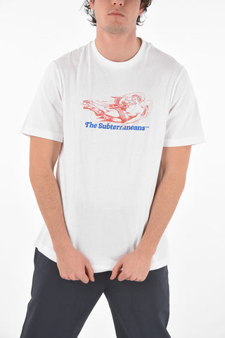 T-shirt SUBTERRANEANS girocollo con stampa