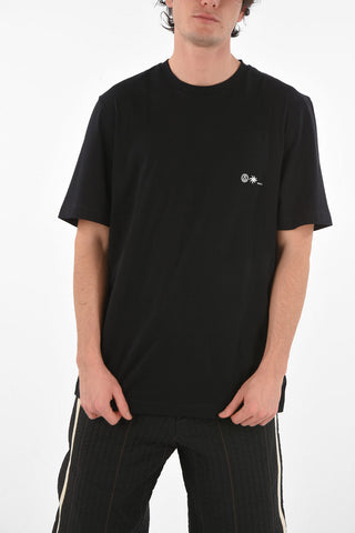 crew-neck FLUX t-shirt with print
