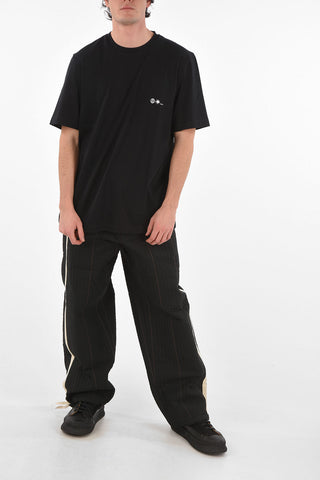 crew-neck FLUX t-shirt with print