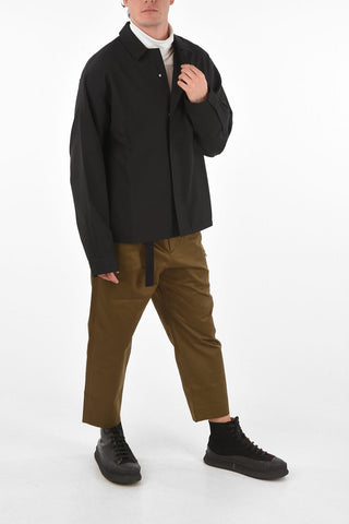 overshirt SYSTEM con abbottonatura nascosta