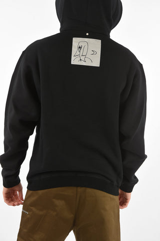 hooded NOISE sweatshirt with maxi patch pocket