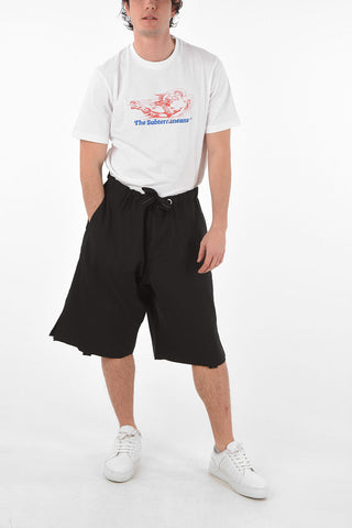 pantaloni cropped FRIEZE in lana vergine