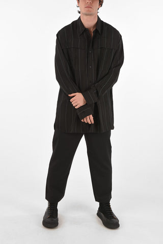 striped KIBBO shirt with breast pockets