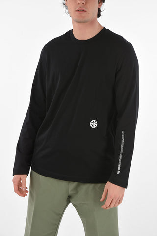 long sleeve YOU ARE HERE t-shirt with print on the back