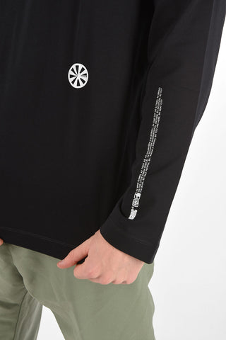 long sleeve YOU ARE HERE t-shirt with print on the back