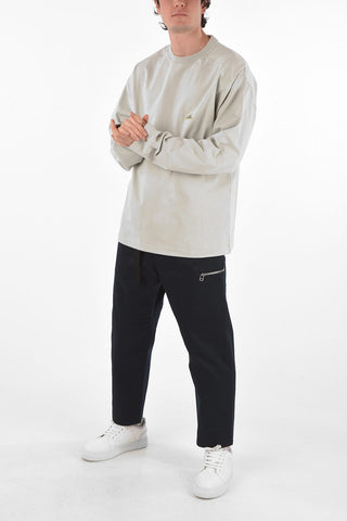crew-neck sweatshirt