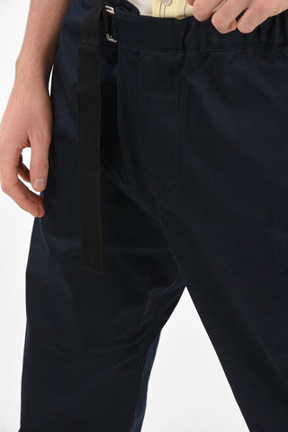 pantaloni crop REGS a vita bassa