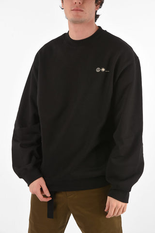 hope embroidered on the back FUNDAMENT crew-neck sweatshirt