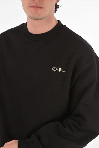 hope embroidered on the back FUNDAMENT crew-neck sweatshirt