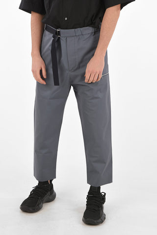 Low-rise waist cropped pants