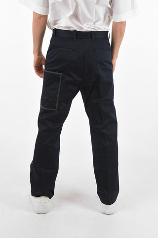 pantaloni a vita bassa con passanti