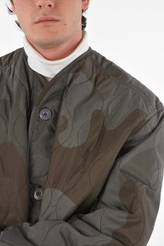 giubbotto trapuntato camouflage