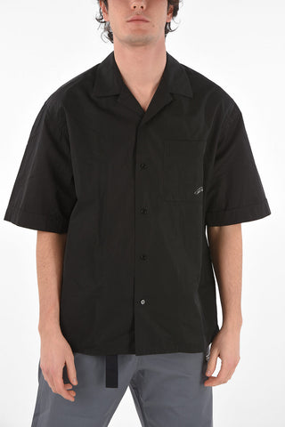 short sleeve DAIDO (BULB) shirt with back silk detail