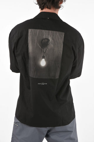 short sleeve DAIDO (BULB) shirt with back silk detail