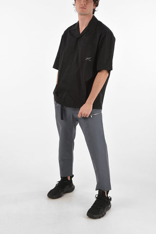 short sleeve DAIDO (BULB) shirt with back silk detail