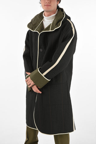 Hooded Quilted TEMPLE Parka with Cuffs