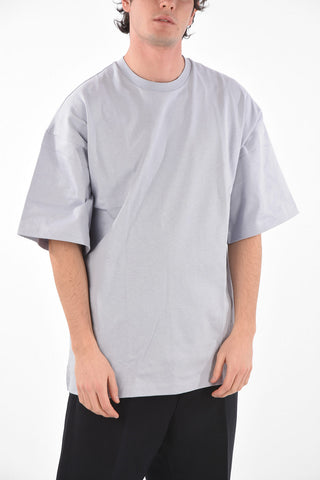 Oversized STAMP Printed Cotton T-Shirt